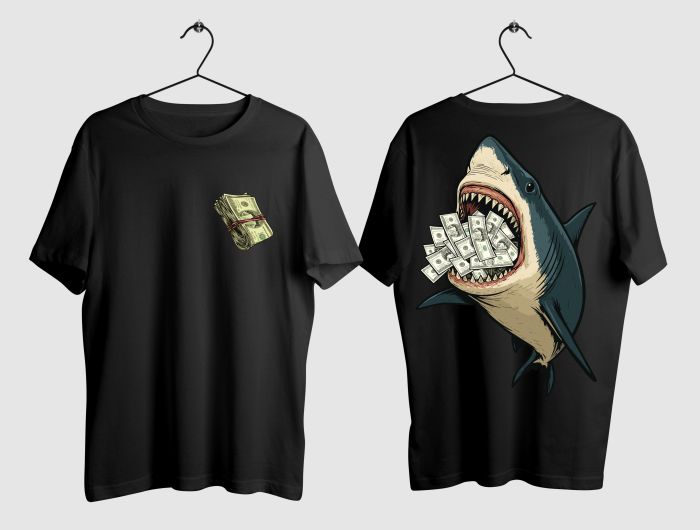 Cápa prémium póló 